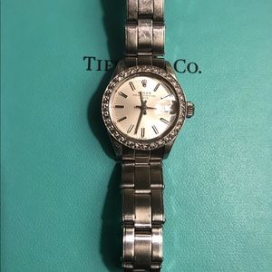 Authentic Rolex Datejust with Diamond Bezel